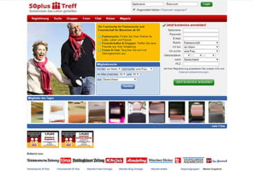 Vorschau 50plus-Treff.de Login