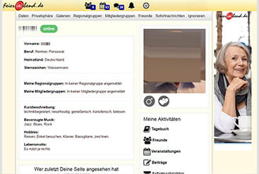 Profil bei Feierabend.de