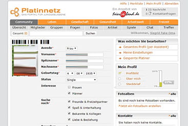 Profil bei Platinnetz